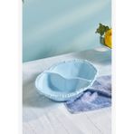 Karaca Perla 33 cm Mavi Oval Melamin Bölmeli Çerezlik