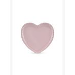 Karaca Pink Love Porselen Pasta Tabağı Pembe 21 cm
