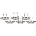 Karaca Piyale 6 Kişilik 12 Parça Çay Seti 132 ml - Renkli