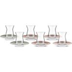 Karaca Piyale 6 Kişilik 12 Parça Çay Seti Multicolor 132 ml - Renkli