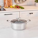 Karaca Plasma Steel 316+3PLY 22 cm Tencere
