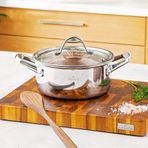 Karaca Powersteel 3Ply 316+ İndüksiyon Tabanlı Çelik Petekli Tencere 20 Cm
