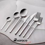 Karaca Premium Fortuna Platin 12 Kişilik 84 Parça Çatal Kaşık Bıçak Takımı