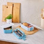 Karaca Puga 700 ml Mavi Çatal Kaşıklı Lunch Box