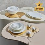 Karaca Red Carpet Collection Fine Pearl Extra Chanak 62 Parça 12 Kişilik İnci Gold Yemek Takımı