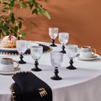 Karaca Rocco 60 ml Siyah 6'lı Kahve Yanı Bardağı