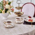 Karaca Royal Bone Elizabeth 2 Kişilik Çay Fincanı