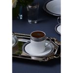 Karaca Royal Bone Kate 90 ml 6 Kişilik Kahve Fincan Takımı