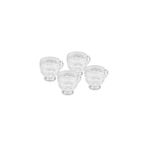 KARACA Sezen 4 Kişilik Cam Çay Fincanı Seti 180 ML, 000001000209162001