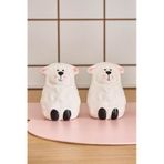 Karaca Sheepy Tuzluk Ve Biberlik Beyaz 8x4,4 Cm Beyaz