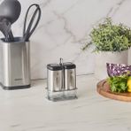 Karaca Shinex Inox Cam Tuzluk ve Biberlik 100 Ml - Gümüş