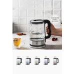 Karaca Sıcaklık Ayarlı ve Led Işıklı 2205 Cam Su Isıtıcısı Kettle 2200W