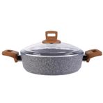 Karaca Silver Stone Granit 24 cm Karnıyarık Tencere