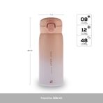 Karaca Skyfall Çelik Sızdırmaz 500 ml Pembe Termos