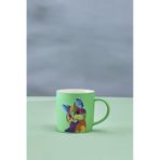 Karaca Soft Touch Kedi 350 ml Kupa - Yeşil
