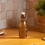 Karaca Storica Kilit Kapaklı Cam Yağ Şişesi 250 Ml Gri