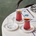 Karaca Streamline Hole 12 Parça 6 Kişilik 165 ml Cam Çay Seti