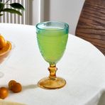 Karaca Sunflower 314 ml Mavi Sarı Kadeh Bardağı
