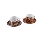 Karaca Tiger 2 Kişilik 80 ml Kahve Fincan Takımı