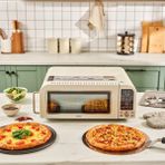 Karaca Vintage Craft Pizza Makinesi ve Airfryer Cream - Krem