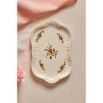 Karaca Vintage Rose Kayık Tabak 30 cm Krem
