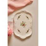 Karaca Vintage Rose Kayık Tabak 35 cm - Çok Renkli