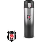 Karaca x Beşiktaş Lisanslı Çelik Sızdırmaz Termos Kutulu 450 ml - Gümüş - 0,45 lt