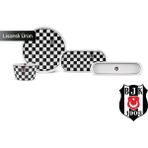 Karaca x Beşiktaş Lisanslı Forever Bone 14 Parça 6 Kişilik Kahvaltı Takımı - siyah