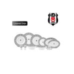 Karaca x Beşiktaş Lisanslı Forever Bone 60 Parça 8 Kişilik Yemek Takımı Platin