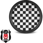 Karaca x Beşiktaş Lisanslı Metal Tepsi - Siyah