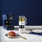 Karaca X Fenerbahçe 4 Kişilik Standlı Çay Fincan Takımı 180 Ml mavi
