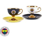 Karaca x Fenerbahçe Lisanslı 2 Kişilik Kahve Fincan Takımı 80 ml - Lacivert