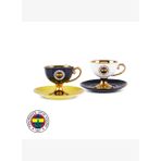 Karaca x Fenerbahçe Lisanslı 2 Kişilik Kahve Fincan Takımı 80 ml