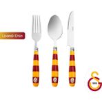Karaca x Galatasaray Lisanslı 18 Parça 6 Kişilik Çatal Kaşık Bıçak Takımı - Kırmızı