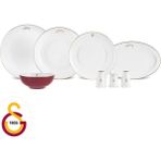 Karaca x Galatasaray Lisanslı Elegance Bone Gold 53 Parça 12 Kişilik Yemek Takımı