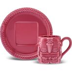Karaca X İst Collection Medusa Pembe Türk Kahvesi Fincanı