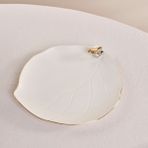 Karaca X Müge Anlı Gold Kuşlu 21 cm Pasta Tabağı