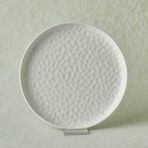 Karaca X Refika 22 cm Bembeyaz Yuvarlak Pasta Tabağı