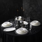 Karaca x Sarıyer Design Vortex Fine Pearl 28 Parça 6 Kişilik Yemek Takımı
