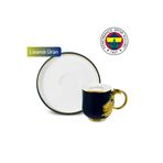 Karaca x Taraftar Fenerbahçe Lisanslı 2 Kişilik Kahve Fincan Takımı 90 ml