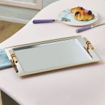 Karaca Yeniköy Çelik Tepsi 37 cm - Gold
