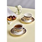 Karaca Zen Mavi 2 Kişilik 180 ml Çay Fincan Takımı