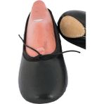 Karacan Spor A05 Siyah Çift Taban Deri Bale Patiği