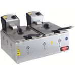 Karacasan Endüstriyel 5000 W Çiftli 5-5 lt Elektrikli Fritöz