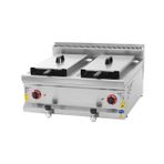 Karacasan KRCS-SFE870 Endüstriyel 700 Seri Set Üstü Çiftli Elektrikli Fritöz