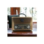 karadağsb Nostaljik Görünümlü Usb Sd Aux Bluetooth Destekli Şarjlı Radyo Rt-780