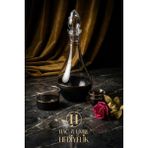 Karaf | Karaf Seti | Kapaklı Karaf | Kristal Cam Karaf | Lüks Karaf Seti | Cam Zemzem Takımı Seti - Siyah