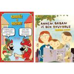 Karagöz ile Hacivat Son Sürüm / Annem, Babam ve Ben Okuyoruz (2 Kitap Set) - Daniella Marcotte