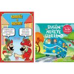 Karagöz ile Hacivat Son Sürüm / Bugün Nereye Gidelim? (2 Kitap Set) - Vacip Örger
