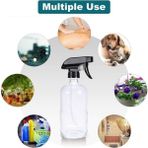 Karahanbey 1 Litre Fonksiyonlu Şeffaf Sprey Şişesi 1000ML Tetikli Sprey Bidonu Su Kabı, Berber Fısfısı Boş Şiş